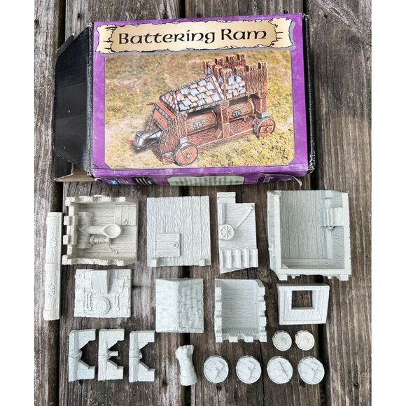 Grendel Battering Ram F0069 28mm Resin Kit, Unbuilt, Unpainted, Made in Scotland - Picture 2 of 9